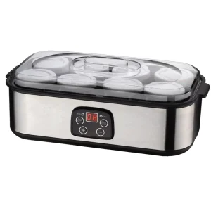Electric Yogurt Maker Machine Temperature Control Home and Industrial Use Plastic Material