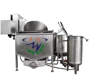 Electric and Gas Automatic Commercial Batch Fryer with High Productivity Automatic Stirring and Discharging