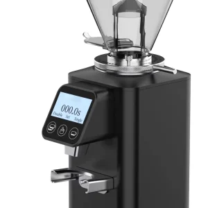 Electric coffee bean grinder machine flat burr grind heavy commercial use by cups or time coffee grinder