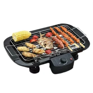Electrical BBQ Grill Smokeless Electric Griddle with Hot Pot Table Korean Easily Cleaned Indoor Large Machine Grade Barbecue