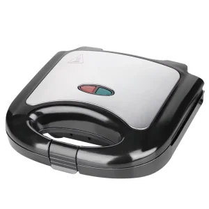 Electrical Non sticking Ceramic Sandwich Maker with Waffle Plates Adjustable Thermostat for Household Use