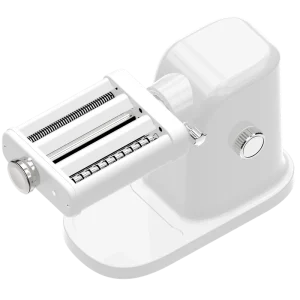 Electrical Pasta Maker Household Portable Noodle Making Machine with 3-in-1 Metal Pasta Roller Spaghetti and Fettuccine Cutter