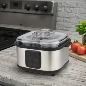 Electronic Digital Control Household Stainless Steel Yogurt Maker Digital Display with Timer
