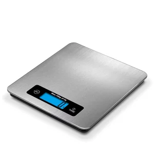 Electronic Digital Stainless Steel Kitchen Scale with Battery Power and Weight Measuring Function
