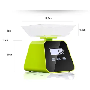 Electronic Digital Weighing Kitchen Scales Mini Household Food Baking Scale Factory 5kg Digital Display Rectangle
