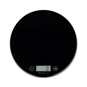 Electronic Food Cooking Weight Scale 5kg Digital Kitchen Scale With LCD Display Round Shape