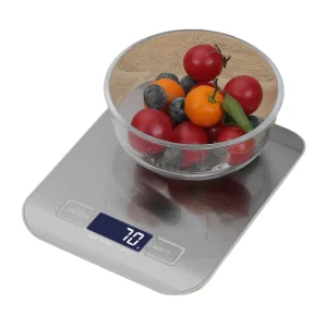 Electronic Kitchen Scale 11lb Digital Scale with 6 Units & Tare Function Battery Powered Maximum Weight 10kg