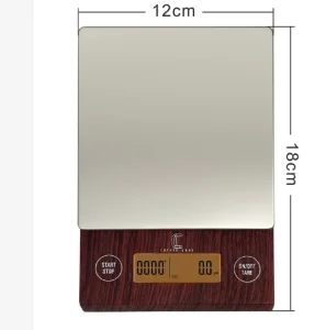 Electronic Timing Scale Coffee Food Balance Kitchen Digital Coffee Scale