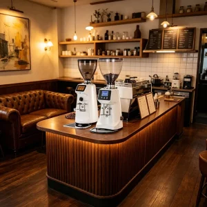 Electronic Touch Control Automatic Espresso Ground Coffee Bean Grinders Milling Machine for Cafe Suppliers