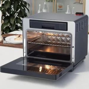 Electronic Touch Screen Toast Oven Smart Multifunctional Air Fryer Without Oil Digital Steam Air Fryer Oven