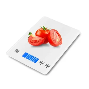 Electronic White 10 kg Gram Smart Glass Kitchen Food Weight Scale
