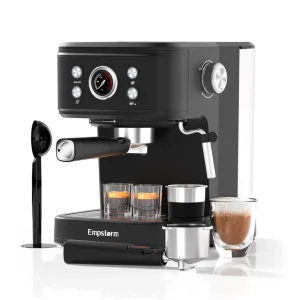 Empstorm 04E Latte Maker Electric 120v Semi Automatic Professional Capsule Espresso Coffee Machine for Nespresso Capsules