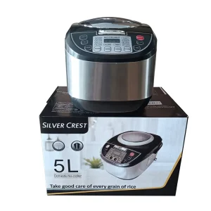 English Skylight Household Intelligent 5L Large Capacity Rice Cooker with Reservation No Control/Heating