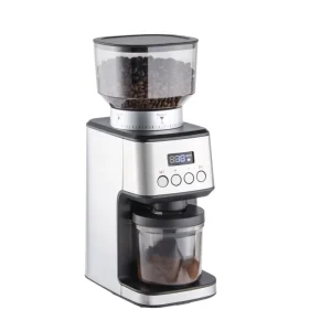 Espresso Coffee Grinder Stainless Steel Blade Electric Coffee Bean Grinder Household Burr Grinder Electronic Touch Control 200W