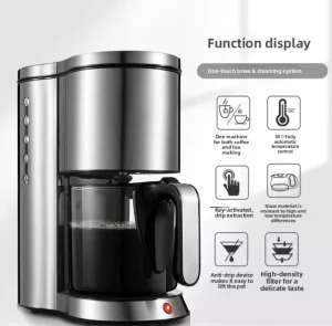 Espresso Coffee Maker Stainless Steel Housing Automatic Espresso Coffee Machine