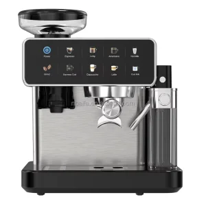 Espresso Machine 220V 15 Bar Italian Cappuccino Maker Espresso Coffee Machine With Grinder