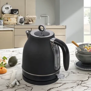 European Electric Kettle 304 Stainless Steel 1.7L Large Capacity Household Kettle Small Appliances Gift Factory
