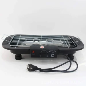 European-Standard Electric Grill 48x29x9CM Portable Smokeless Electric Griddle for Home & Outdoor Use