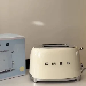 European Standard Retro Toaster Bread Maker Breakfast Machine 1500W Metal Housing Thawing Function