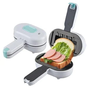European Standard Small Breakfast Machine Household Mini Hot Press Sandwich Maker Toast Waffle Multifunctional Toaster Plastic