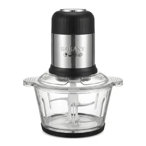 European standard 2L electric meat grinder with 4 blade head multifunctional for grinding 800W