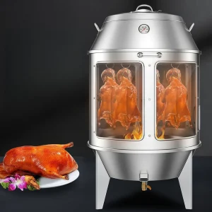 Extra Large Capacity Pig Roasting Oven Industrial Gas Electric Rotisserie for Whole Sheep Goose 220V Stainless Restaurant Use