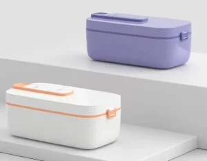 F72 1L Cordless Battery Lunch Box Type C USB Portable Heating Lunch Box Car Rechargeable Lunch Box
