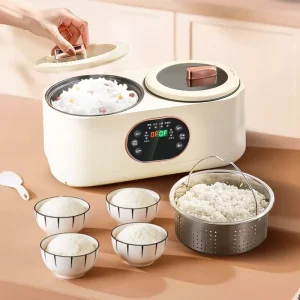 Factory 1.8L+1.8L Intelligent Rice Cooker Mini Small Household Automatic Multi-functional Rice Cooker for Small Spaces