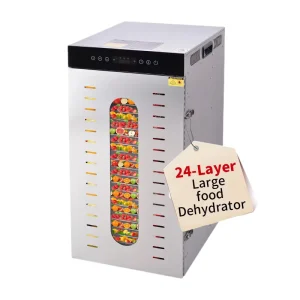 Factory 24 Trays Food Dehydrator Fruit Mango Fish Meat Beef Jerky Vegetable Drying Machine