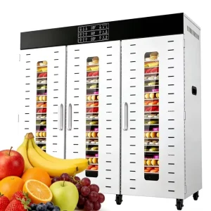 Factory 72 Trays Food Dehydrator Fruit Mango Fish Meat Beef Jerky Vegetable Drying Machine