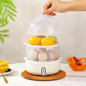 Factory Automatic Food Grade Egg Cooker Silent Steamer Kitchen Appliance