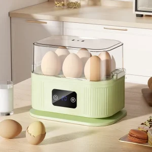 Factory Automatic Multifunction Electric Egg Cooker Mini Breakfast Steamer Noise Free High Temperature Glass Household