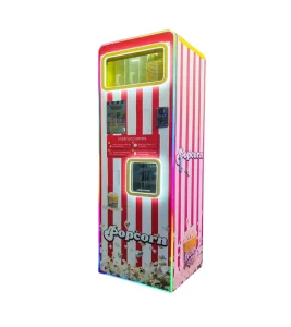 Factory Automatic Stainless Steel Popcorn Maker Machine Commercial Full Payment System Coin Operated Vending Machine