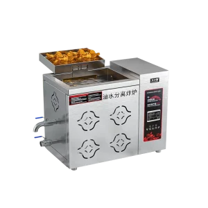 Factory Commercial Electric Stainless Steel Vertical Food Water Oil Separation Deep Fryer 3300W