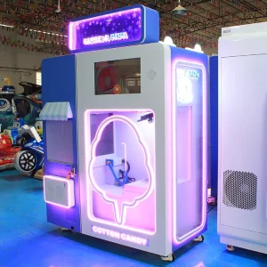 Factory Custom Commercial Cotton Candy Vending Automatic Maker Machine