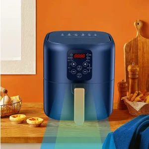 Factory Customized 1400W 6L High Capacity Multi Functional Air Fryer Pot Dual Digital Smart Air Fryer