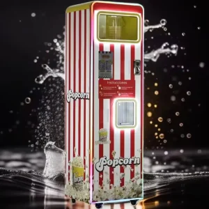 Factory Customized Automatic Coin Operated Popcorn Vending Machine Self service Popcorn Machine