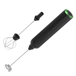 Factory Customized White Rechargeable Milk Frother Coffee Blender Handheld Automatic Electric Milk Frother