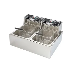 Factory Deep Fryer Commercial Electric Deep Fryer 1-2 Cans 6L/8L/10L/12L/16L Electric Fried Chicken Cutlet and French Fry Fryer