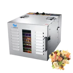 Factory Direct 10 Tray Fruit Drying Machine Industrial Commercial Food Dehydrator Fruits Vegetables Electric Power