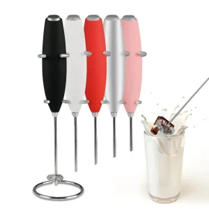 Factory Direct Auto Effortless Electric Powerful Stainless Steel Milk Frother for Coffee Latte Cappuccino Wand Hot Milk