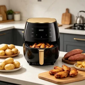 Factory Direct Digital Electric Air Fryer Oven Oil Free Air Fryer 4L 12V