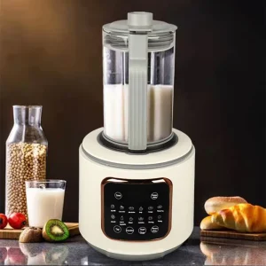 Factory Direct Digital Low Noise Multi Function High Speed Soybean Milk Machine Nut Almond Oat Milk Maker for Household Hotel