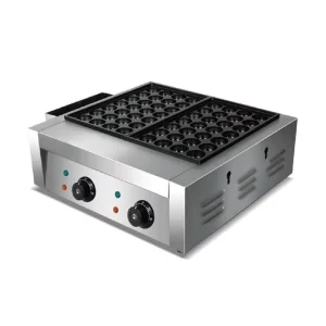 Factory Direct Electric 2 Plate Takoyaki Maker 220V Automatic Machine