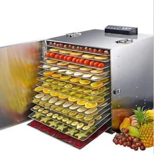 Factory Direct Food Dehydrator 12 Trays Commercial Dehydrator Fruit and Vegetable