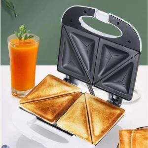 Factory Direct Kitchen Sandwich Maker 2 Slice Breakfast Fast Toaster Waffle Maker Machine