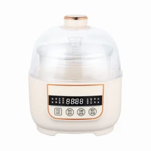 Factory Direct Multi Functional Mini Electric Egg Boiler Plastic Stew Portable Household Food Steamer Auto Shut Off