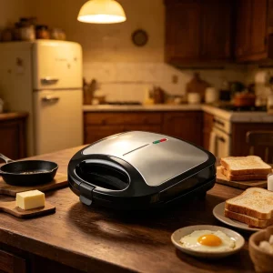 Factory Direct ODM Sandwich Maker Multi Plates 2 Slice Electric Toast Press Custom Logo