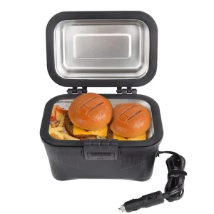 Factory Direct Portable 12V Electric Lunch Box Double Layer Customized Heated Food Warmer