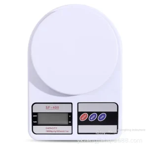 Factory Direct SF400 Kitchen Electronic Scale Battery Powered ABS & Stainless Steel Small 10KG Capacity Baking & Food Scale